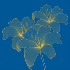 A vector set of vintage blue floral cards featuring elegant leaf line frames in a Japanese style. Ideal for invitations, memorial and funeral templates, as well as luxurious greeting backgrounds.