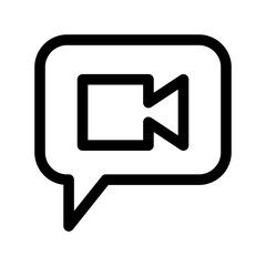 Video icon design template SVG