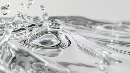 Water Splash: A Stunning Abstract of Nature's Liquid Art