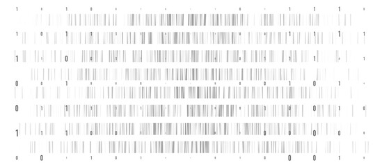 Big genomic data visualization. DNA test, genom map. Graphic concept for your design