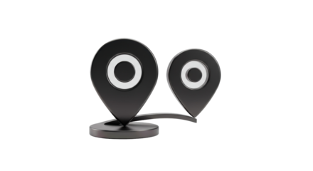 Isolated location tags icon