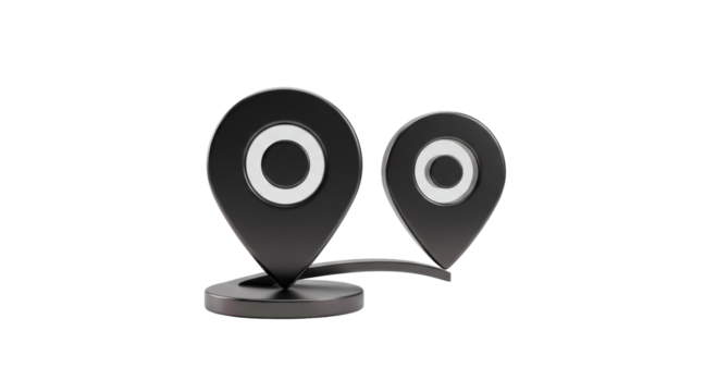 Isolated location tags icon