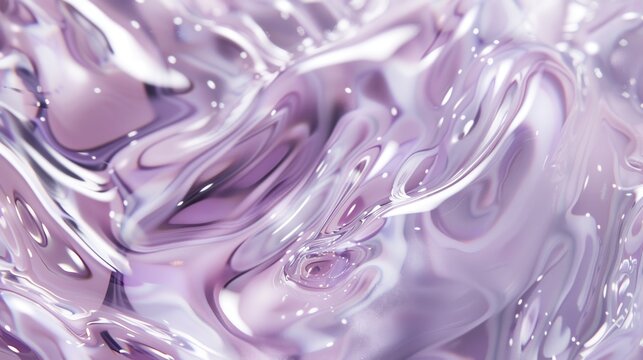 Liquid Purple Abstract Beauty Texture