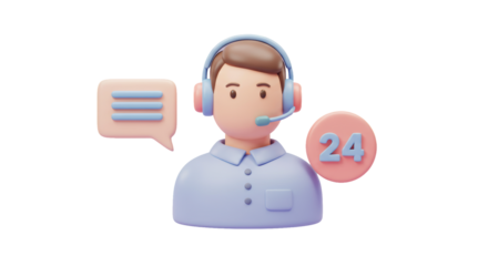 Isolated Customer Support Agent with 24/7 Availability