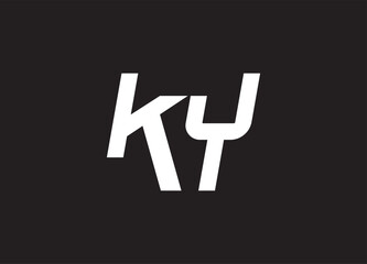 KY letter logo and initial logo design