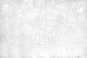 crack concrete white wall or Cement wall background.