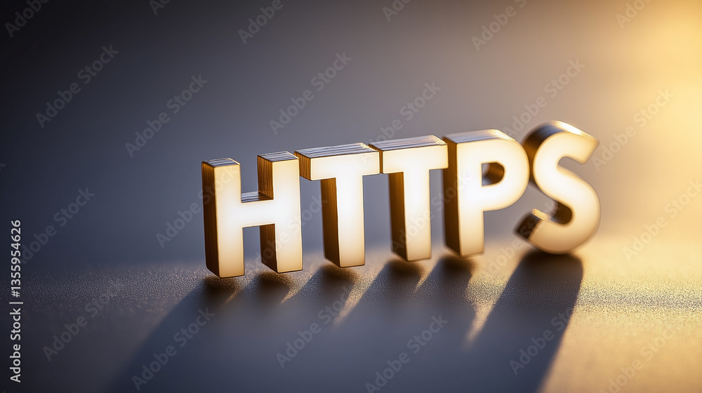 Aufkleber https protocol, secure connection, data encryption, internet security concept