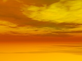 幻想的な空と雲海