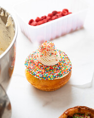 pastry making in a bakery