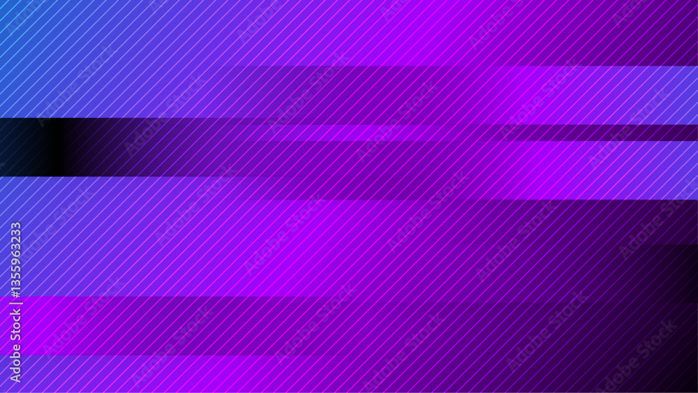 Poster blue and puple gradient minimal abstract geometric background vector illustration