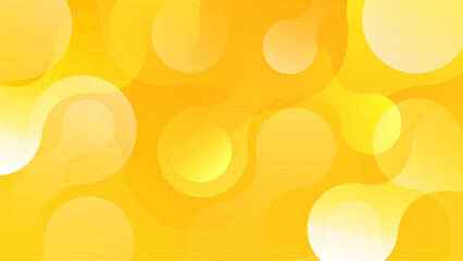 yellow and white shapes gradient abstract geometric background vector illustration