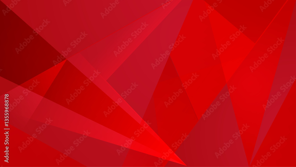 Poster abstract red simple shape gradient geometric background vector illustration