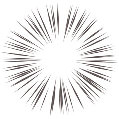 Obraz premium Speed Line Comic