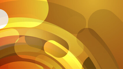 orange yellow and white creative abstract geometric background overlapping shapes vector illustration