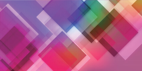 カラフル　テクノロジー　デジタル　幾何学　背景