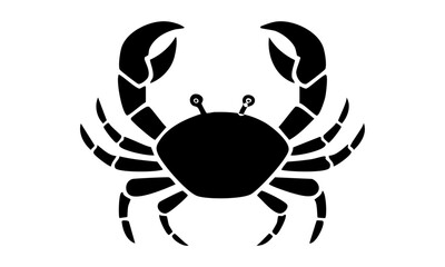 Crab Silhouette Vector
