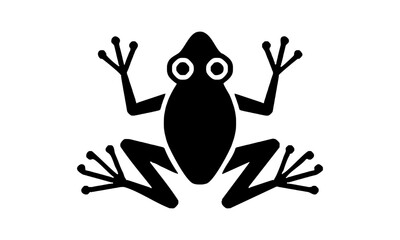Frog Silhouette Vector