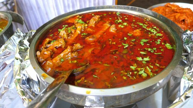 Mutton nalli nihari with big leg pieces
