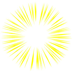 Obraz premium Speed Line Comic