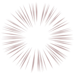 Obraz premium Speed Line Comic