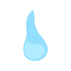 Kawaii handrawn water drop,splash isolated on white background, Water drops,