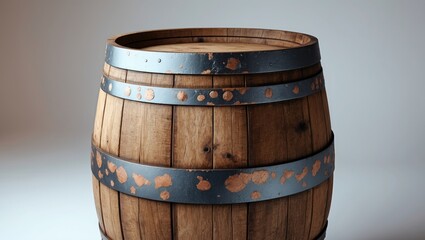 Fototapeta premium Barrel with cutout path