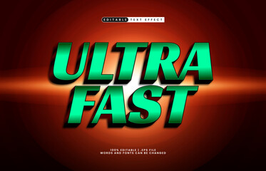ultra fast editable text effect with a fast and speed text effect