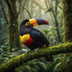 Obraz premium toucan in the jungle