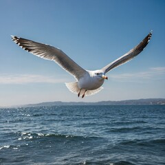 Obraz premium seagull in the sky