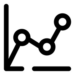 business dashed line icon