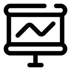 business dashed line icon