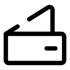 business dashed line icon