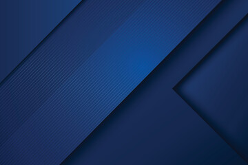 Abstract blue background with glowing geometric lines Futuristic technology concept. Suit for brochure, corporate, website, poster, banner, cover, flyer