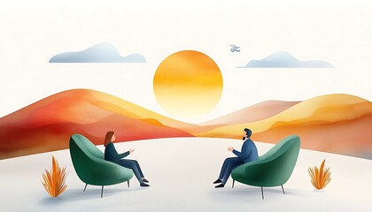 Conversation Scenic Landscape