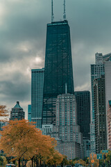 landscape of downtown chicago