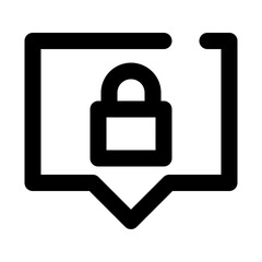 chat dashed line icon