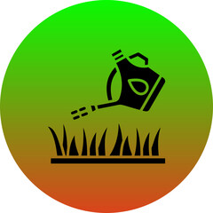 Watering grass Icon