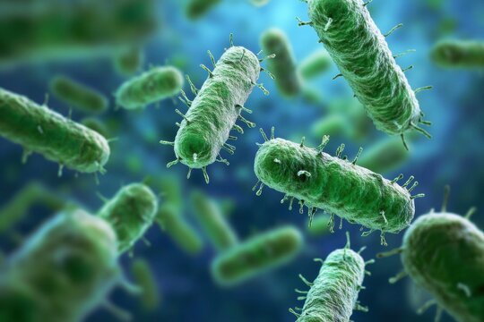 green rod bacterias