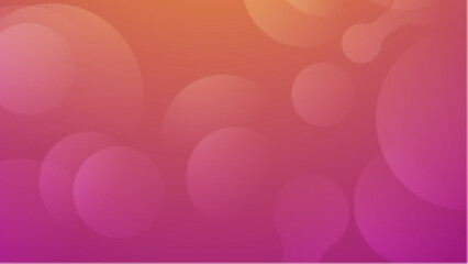 abstract orange and pink shapes gradient geometric background vector illustration