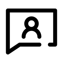 chat dashed line icon