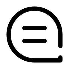chat dashed line icon