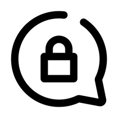 chat dashed line icon