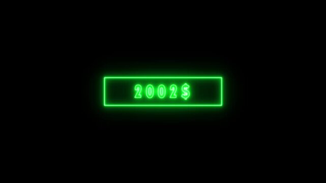 1k dollar counter animation. 1k dollar counting animation. Counting money and digits increasing $ 0K Countdown $1k Animation 4K UHD