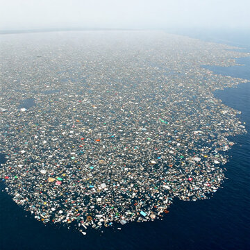 Vast Ocean Plastic Garbage Patch