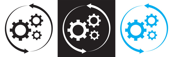 Action plan  icon . Vector illustration. isolated on white and black background. EPS 10