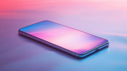 Smartphone Display: Gradient Colors