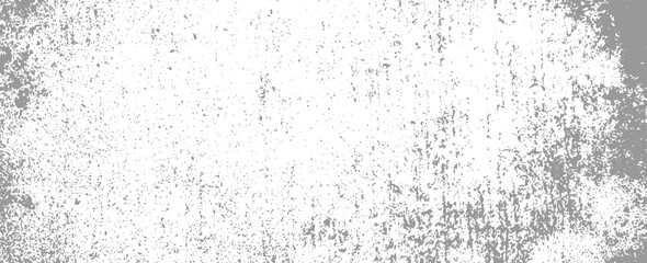 White old concrete wall grunge texture - wide banner format background with copy space for text. Grunge gray texture of chips, cracks, scratches, Soft white grunge. eps 10
