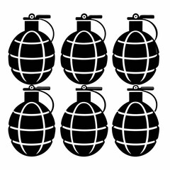 set of black and white wine bottles