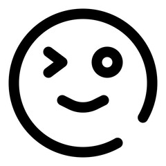 emoticon dashed line icon