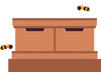 Beekeeping Illustration